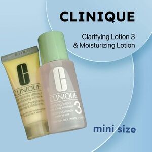 🇺🇸🆕NWOB CLINIQUE |MINI| Essentials set Moisturizing Lotion + Clarifying Lotion